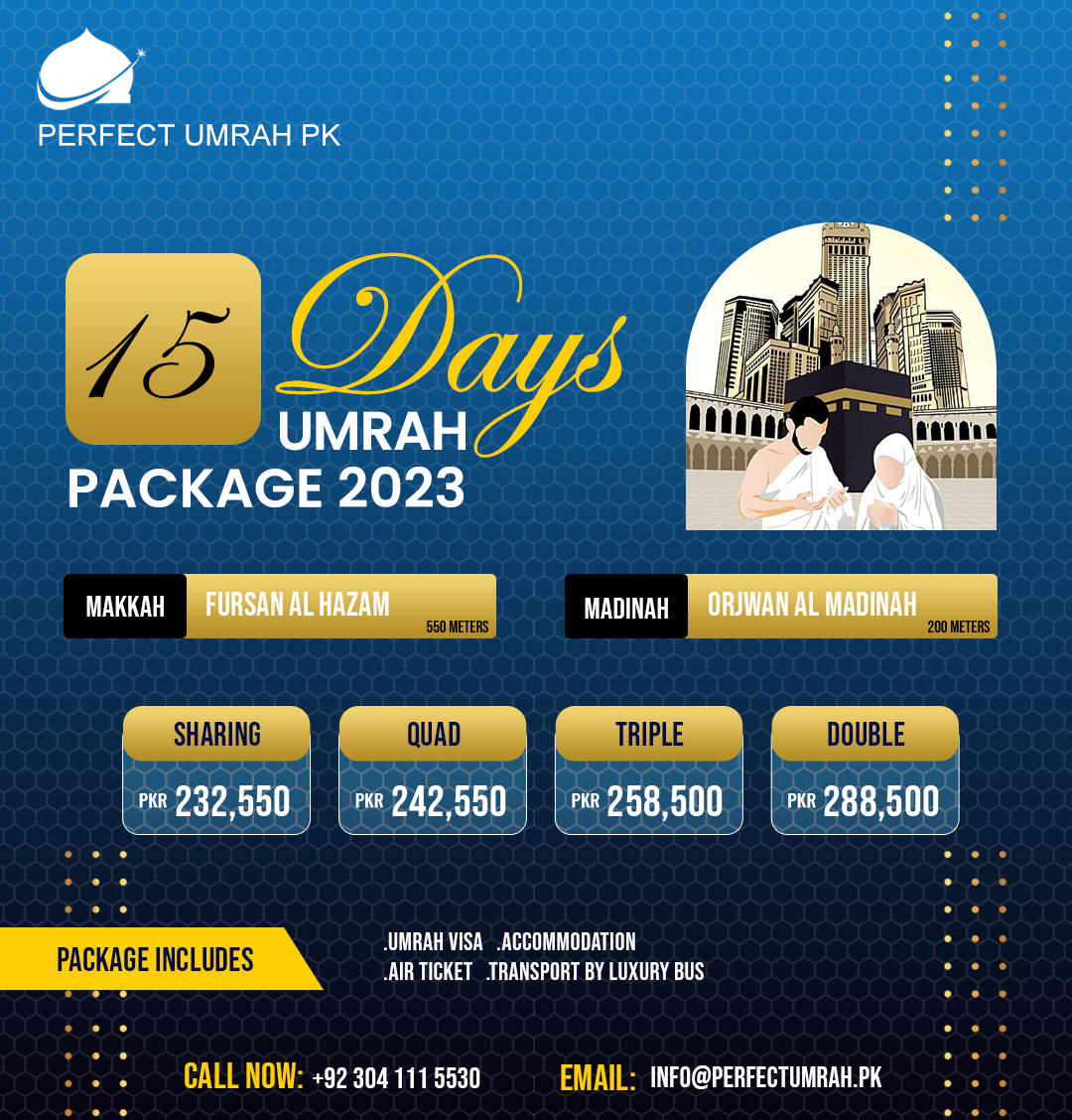 Umrah Packages 2023 By Perfect Umrah Pakistan