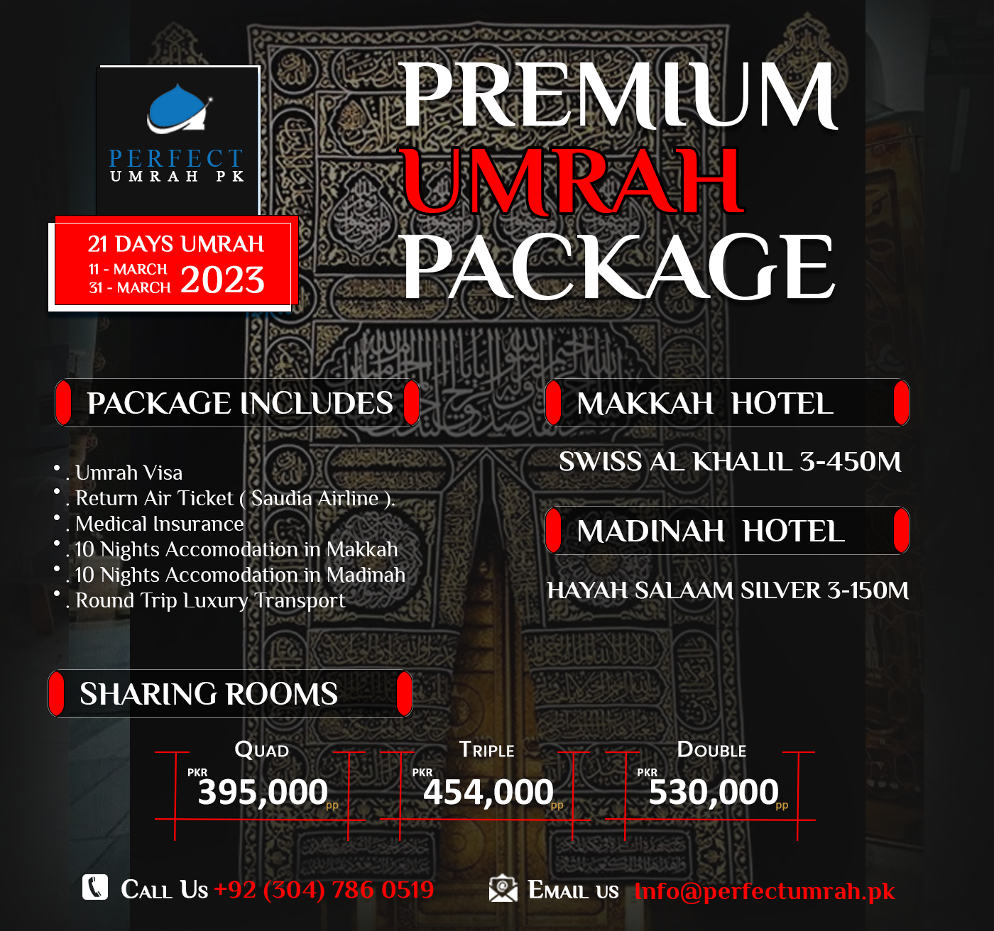 Umrah Packages 2023 by Perfect Umrah